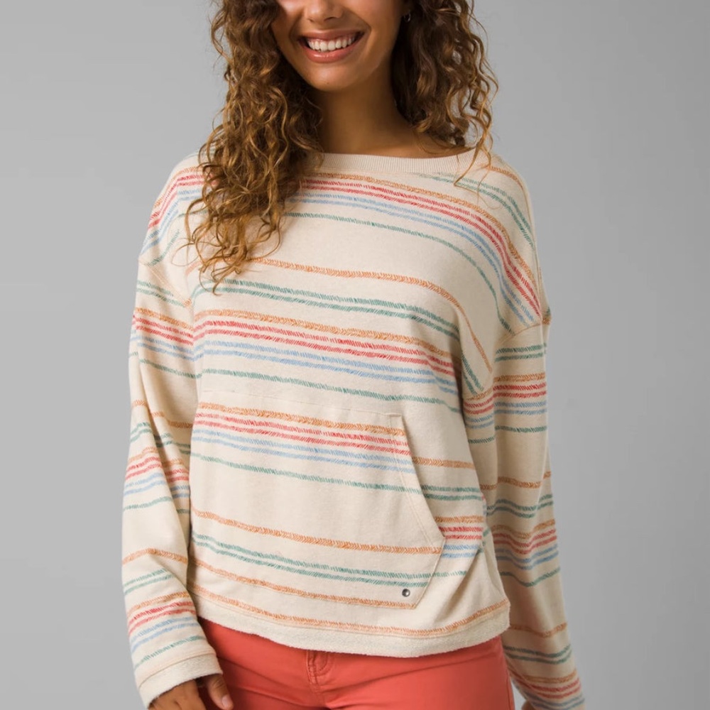 prAna Women”s Cozy Up Suncation Top Sz S